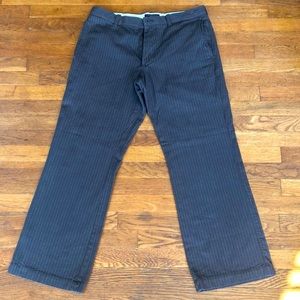 Banana Republic boot fit brown pin stripe pants - 33/30